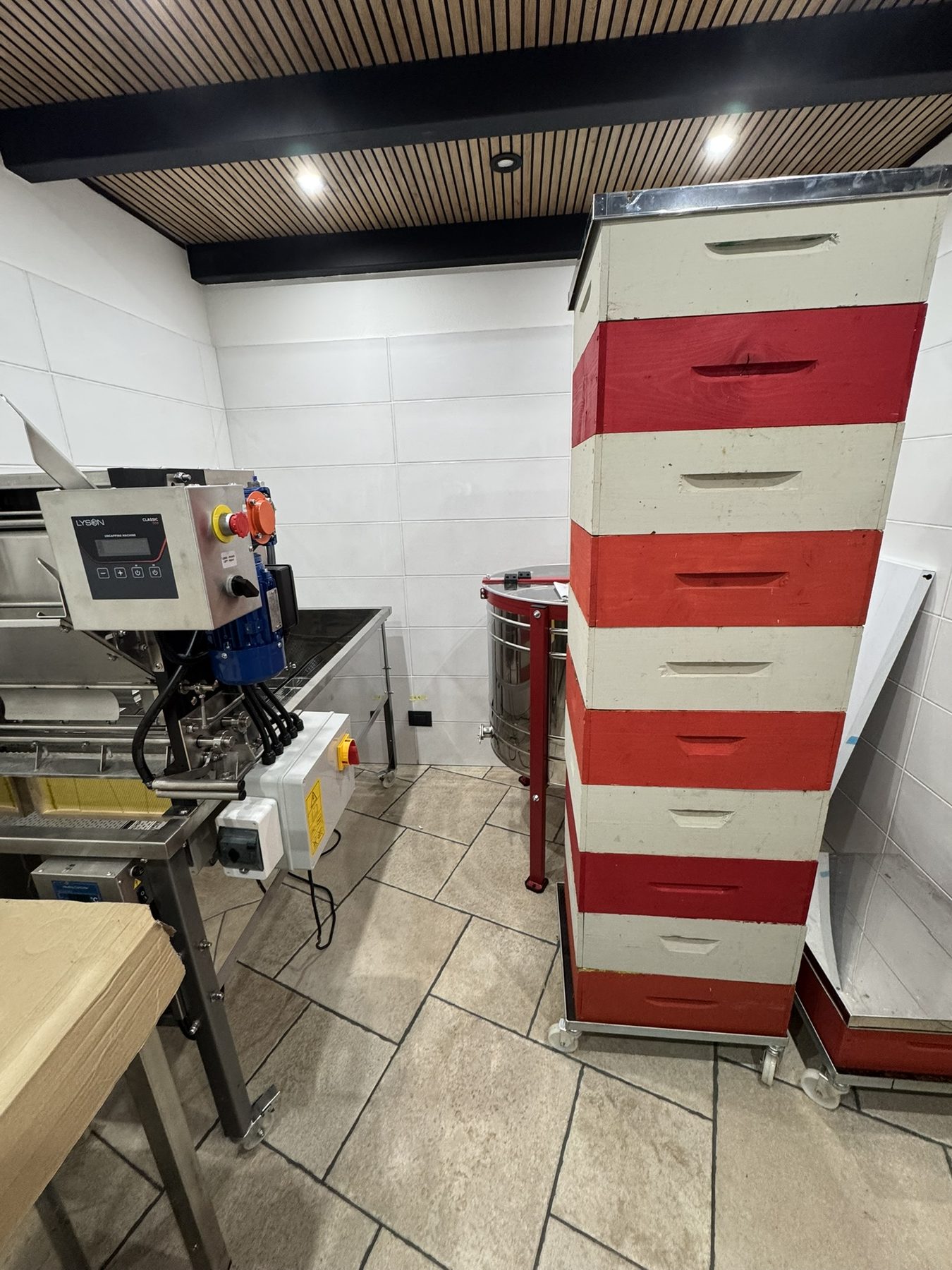 Il laboratorio di smielatura